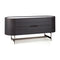 Dedalo Wood Dresser  option Dark Grey Ash / Calacatta Marble / Titanium