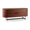 Dedalo Wood Dresser  option Walnut / Titanium