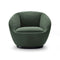 Naan Armchair with Swivel Base  option Acacia 15 Green