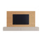 People Wall Unit  option Natural Ash / Medium Beige Ecru