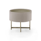 Dedalo Single Drawer Nightstand with Metal Base