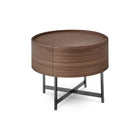 Dedalo Single Drawer Nightstand with Metal Base