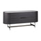 Dedalo Wood Dresser  option Dark Grey Ash / Calacatta Marble / Titanium