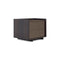 Kyoto Nightstand  option Burnt Oak / Taupy Fango