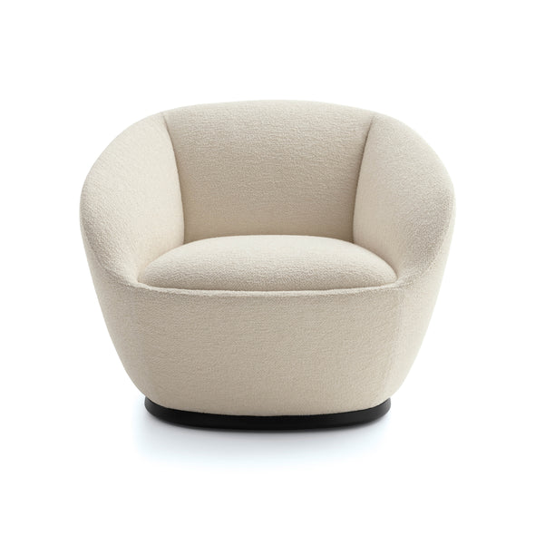 Naan Armchair with Swivel Base
