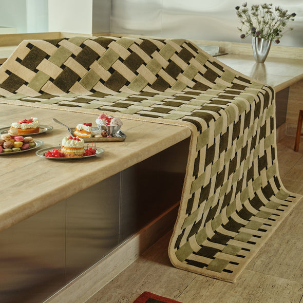 Basket Weave Pandan Rug