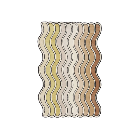 Wavy Desert Rug