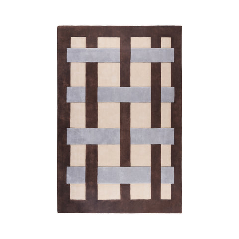 Wide Weave Earl Grey Rug