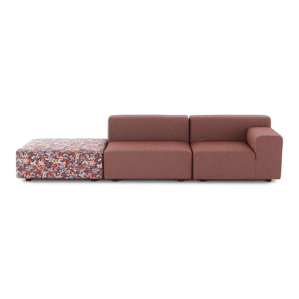 Plastics Outdoor Liberty Sofa with Pouf