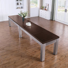 Genoa Pro-Series Shuffleboard Table with Butcher Block