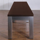Genoa Pro-Series Shuffleboard Table with Butcher Block