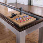 Genoa Pro-Series Shuffleboard Table with Butcher Block