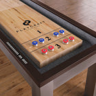 Genoa Pro-Series Shuffleboard Table with Butcher Block