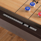 Genoa Pro-Series Shuffleboard Table with Butcher Block