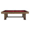 Rio Grande Slate Pool Table  option Red