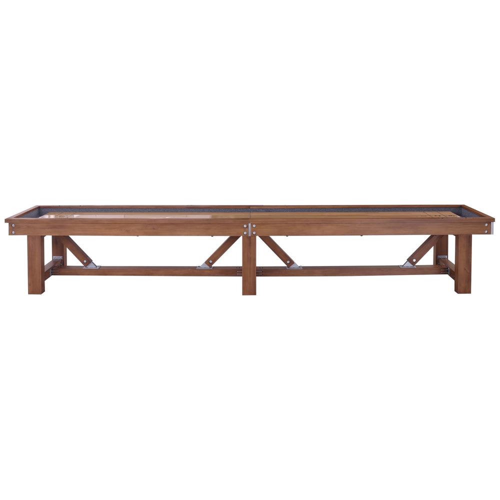 Willow Bend Pro-Series Shuffleboard Table with Butcher Block