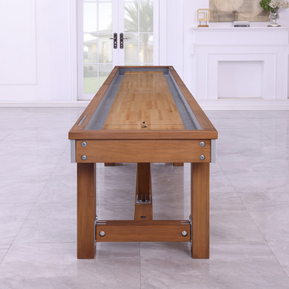 Willow Bend Pro-Series Shuffleboard Table with Butcher Block