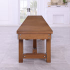 Willow Bend Pro-Series Shuffleboard Table with Butcher Block