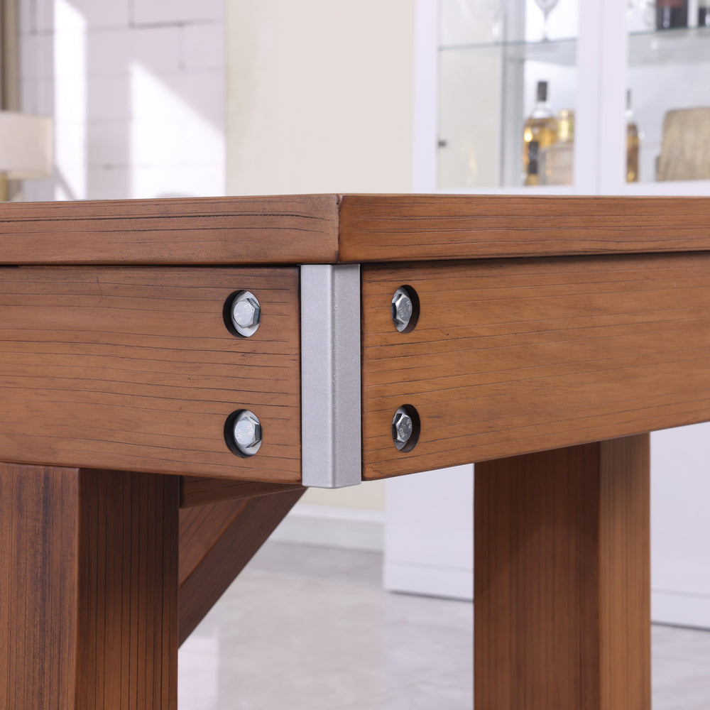 Willow Bend Pro-Series Shuffleboard Table with Butcher Block