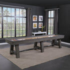 Yukon Pro-Series Shuffleboard Table with Butcher Block