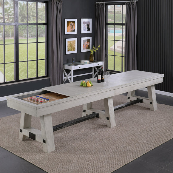 Yukon Pro-Series Shuffleboard Table with Butcher Block