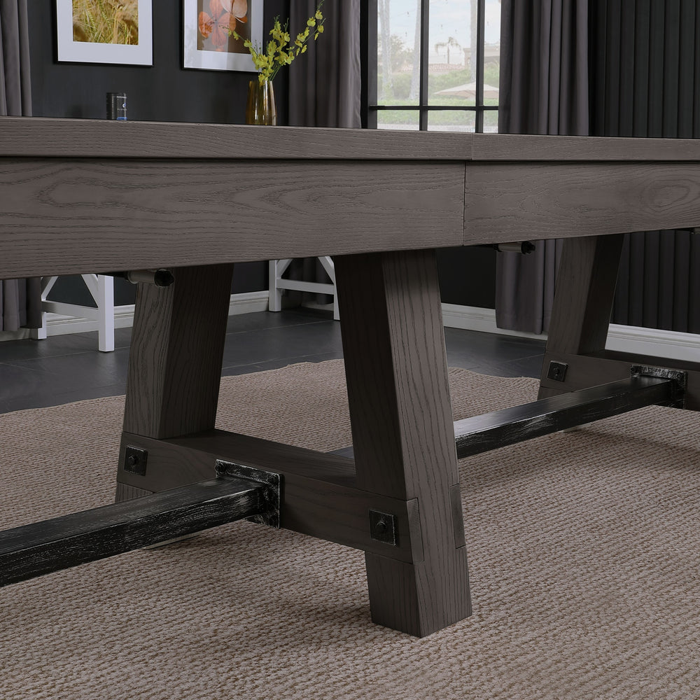 Yukon Pro-Series Shuffleboard Table with Butcher Block