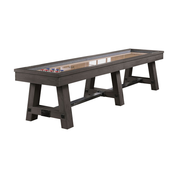 Yukon Pro-Series Shuffleboard Table with Butcher Block
