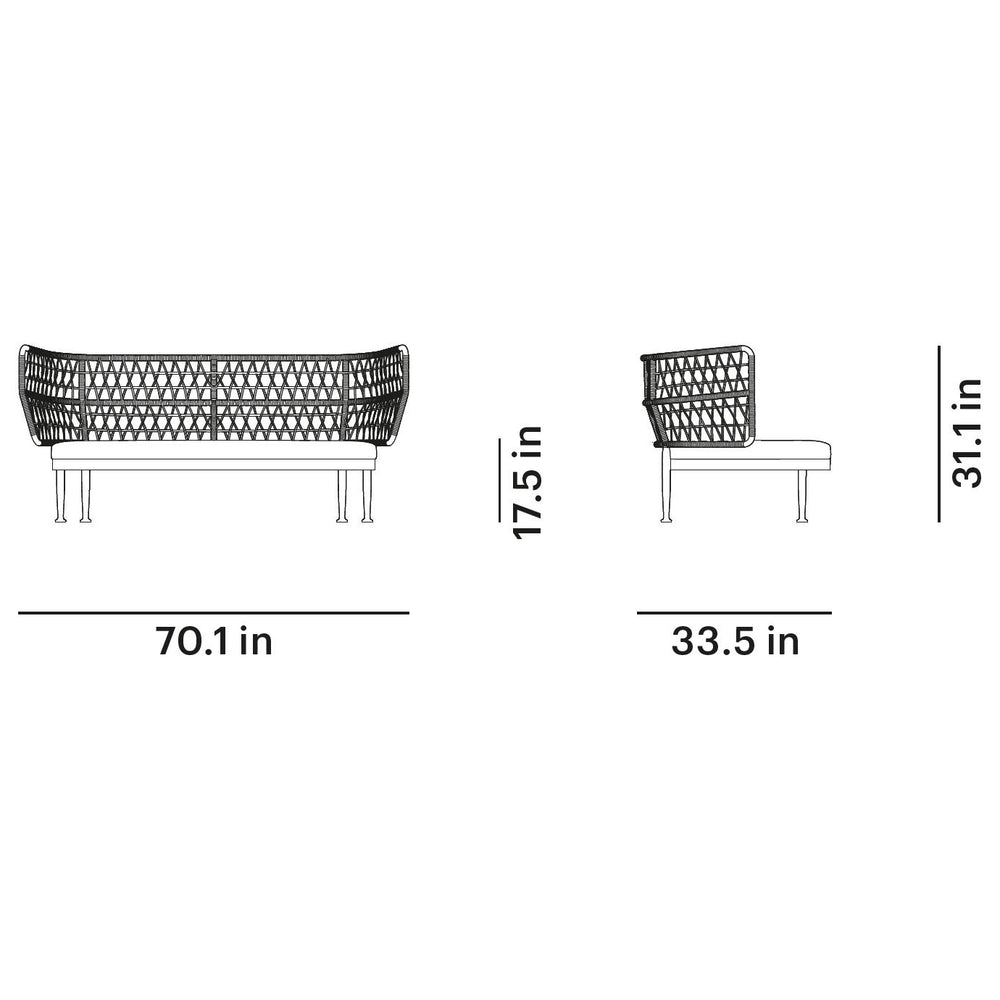 Curio 2-Seater Outdoor Sofa