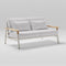 City 2-Seater Sofa  option 34 Mineral White / Beige Rope