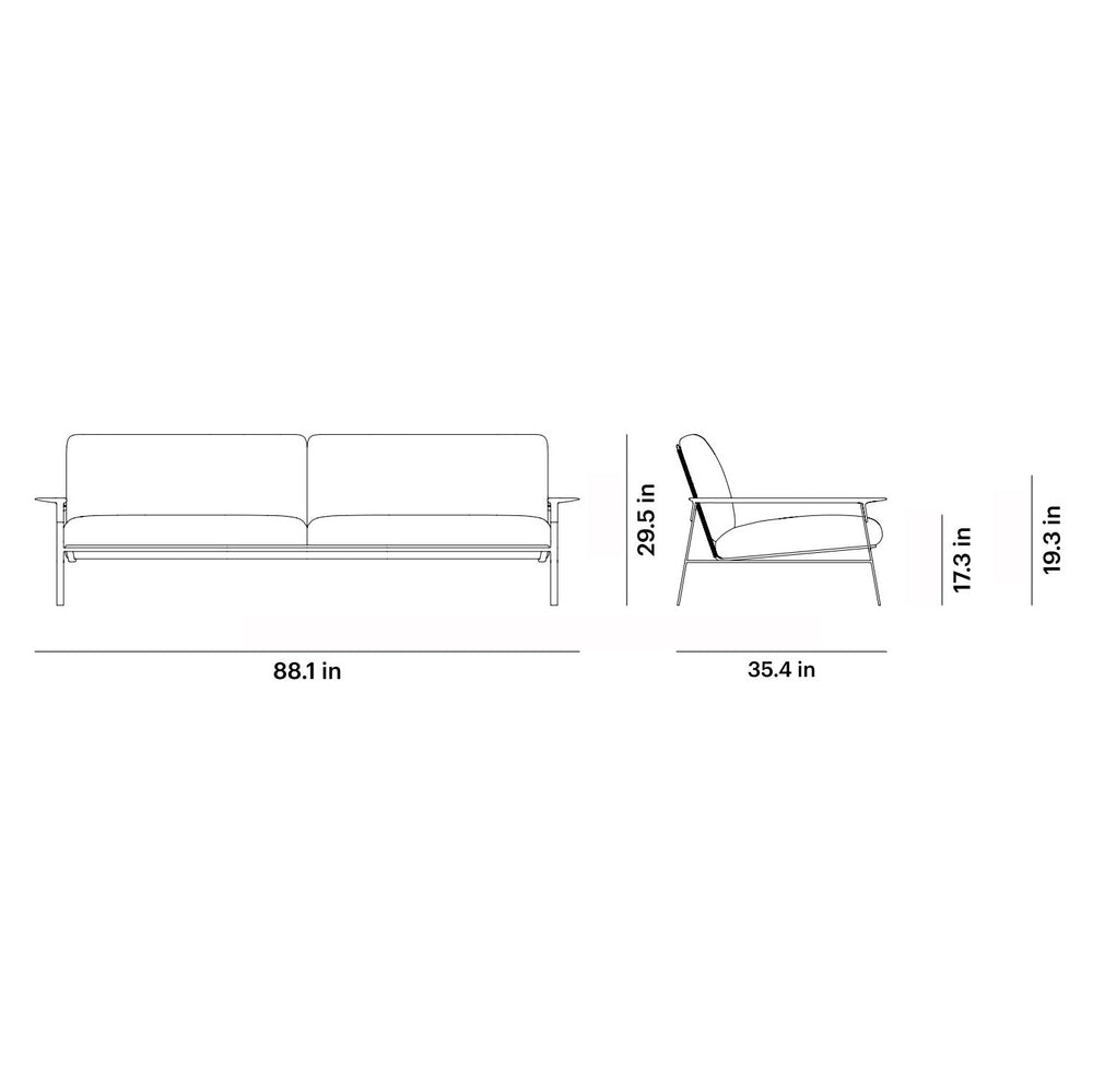 City 3-Seater Outdoor Sofa