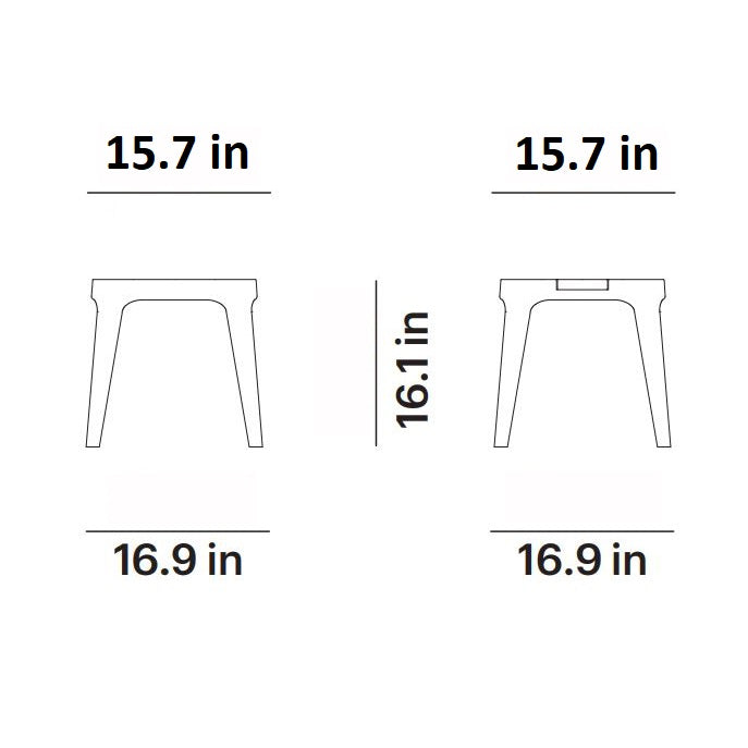 Paralel Auxiliar Outdoor Table