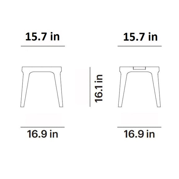 Paralel Auxiliar Outdoor Table
