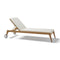Paralel Chaise Lounge  option Natural Teak