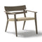Paralel Club Lounge Chair  option Weathered Teak