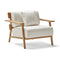 Paralel Lounge Armchair  option Natural Teak