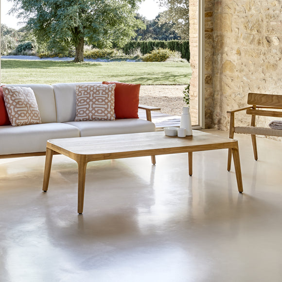 Paralel Rectangular Outdoor Coffee Table