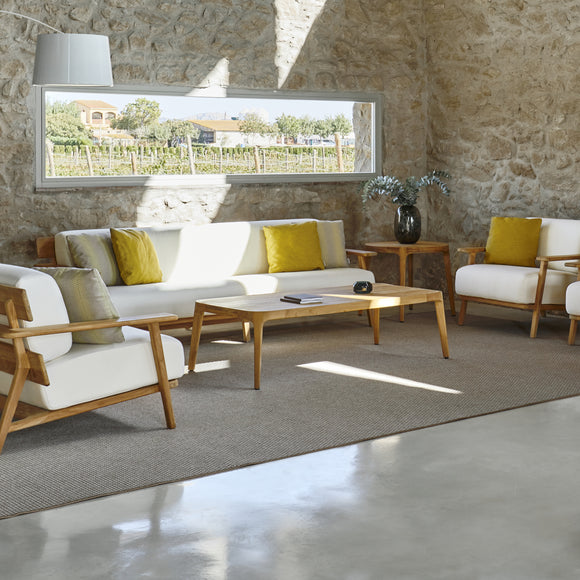 Paralel Rectangular Outdoor Coffee Table