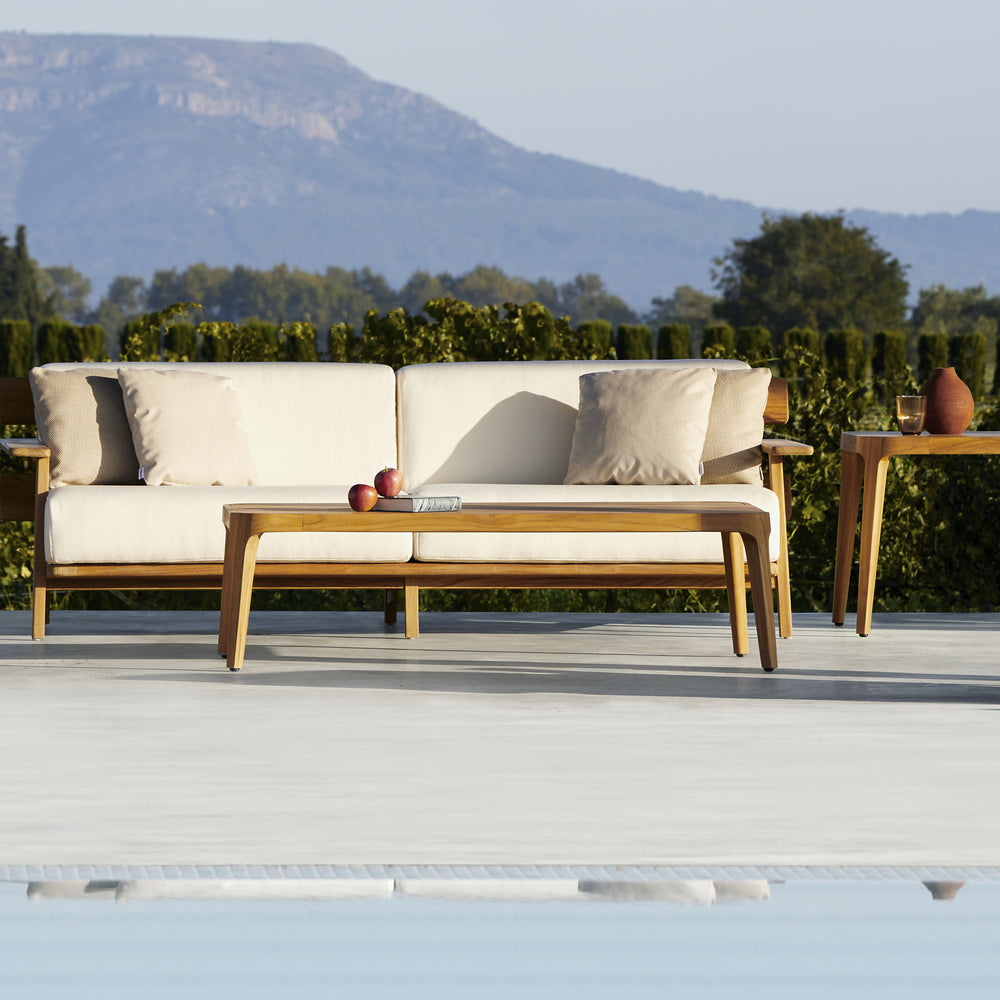 Paralel Rectangular Outdoor Coffee Table