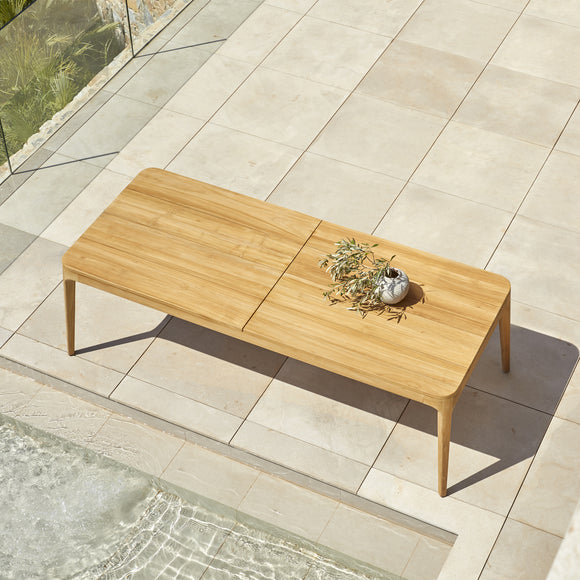 Paralel Rectangular Extendable Outdoor Dining Table