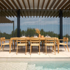 Paralel Rectangular Extendable Dining Table