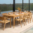 Paralel Rectangular Extendable Dining Table