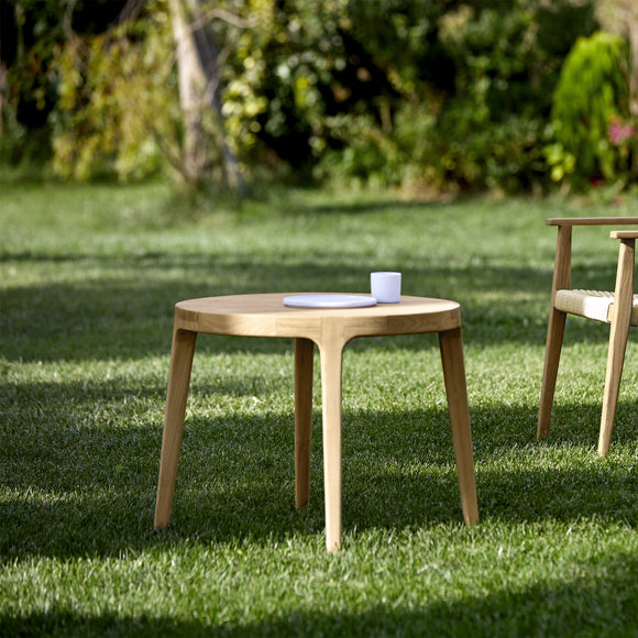 Paralel Round Outdoor Side Table