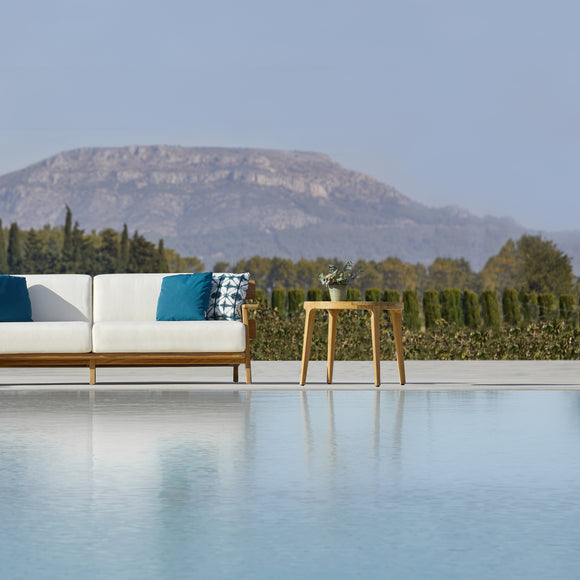 Paralel Round Outdoor Side Table