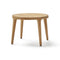 Paralel Round Side Table  option Natural Teak