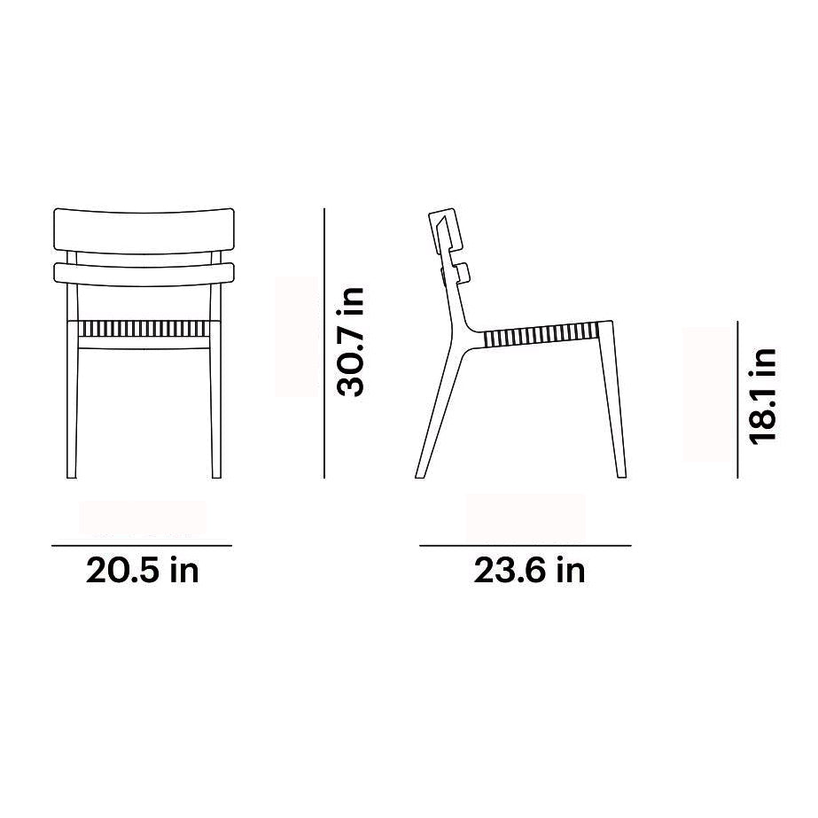 Paralel Outdoor Side Chair