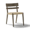Paralel Side Chair  option Weathered Teak