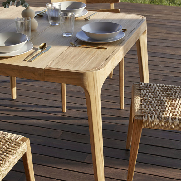 Paralel Square Outdoor Dining Table