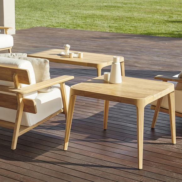 Paralel Square Outdoor Side Table