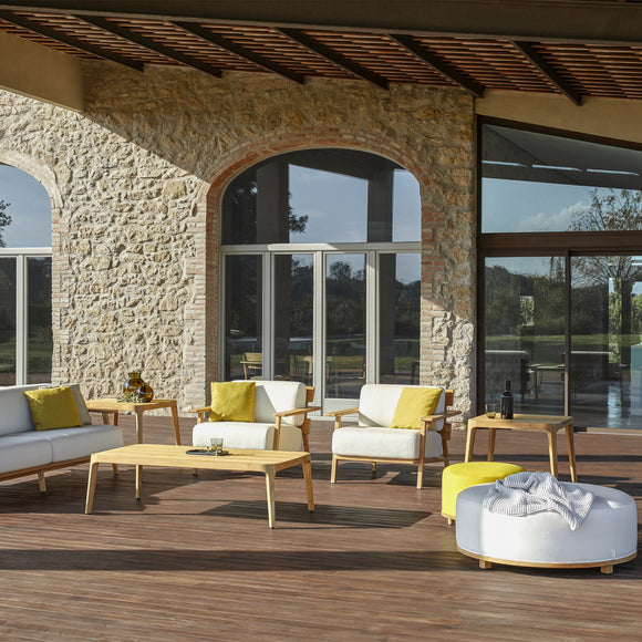 Paralel Square Outdoor Side Table