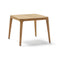 Paralel Square Side Table  option Natural Teak